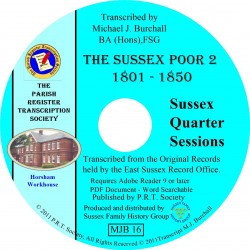 Sussex Poor  1801-1850